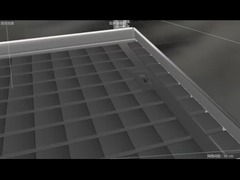 Kết xuất 3D của giường hạt giống nhà máy